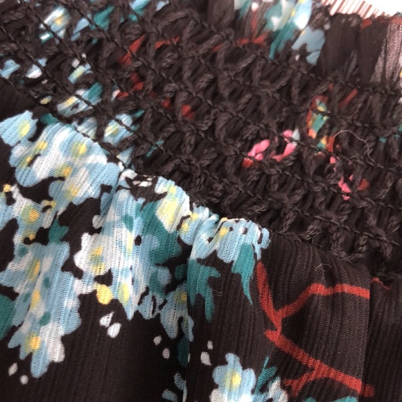 J.CREW Smocked-waist dress botanical bees print S - Picture 8 of 10